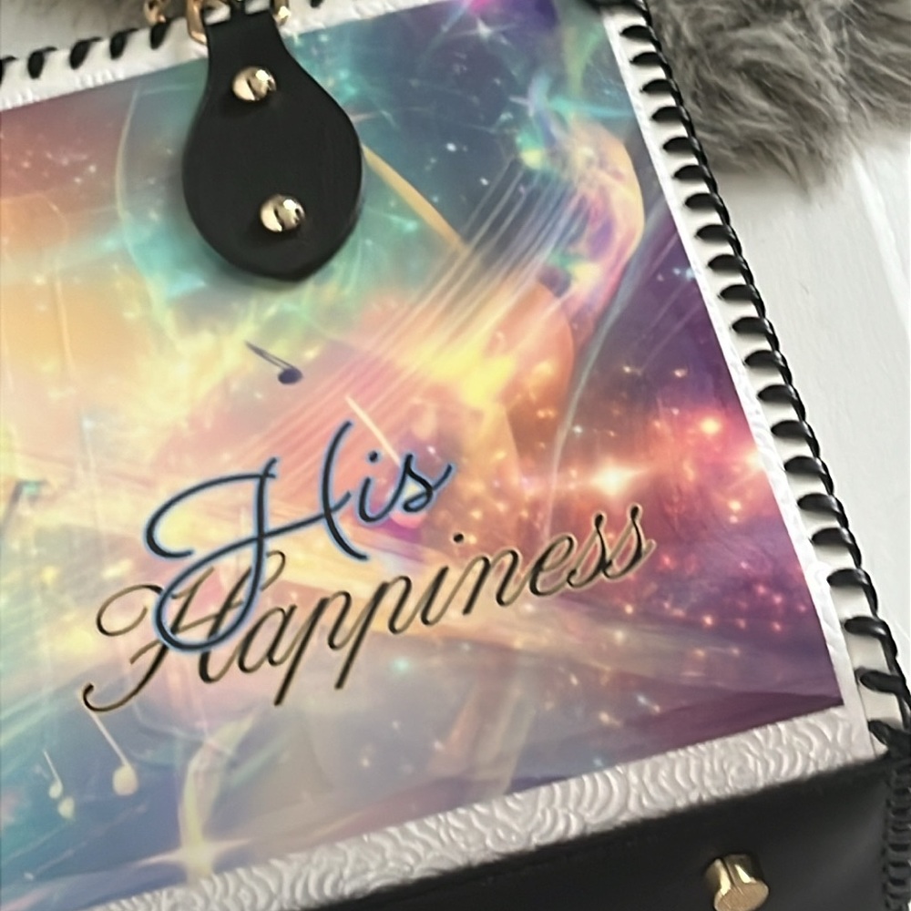 *SOLD* CHiP Bags modern Christian apparel horses colorful music celestial purse - Picture 8 of 17